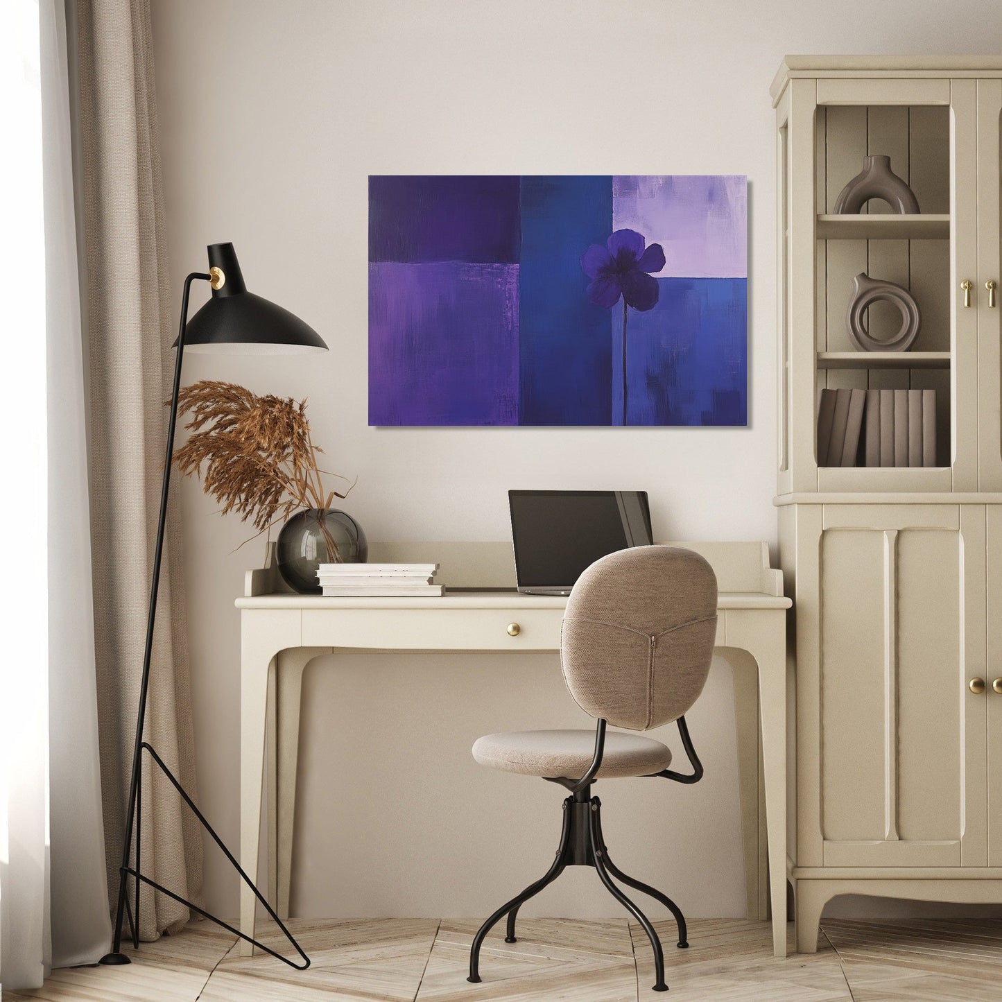 Melancholic Violet Canvas