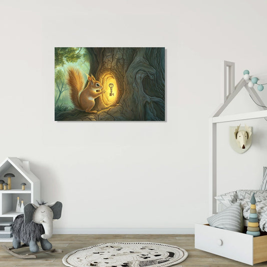 Squirrel's Secret Canvas
