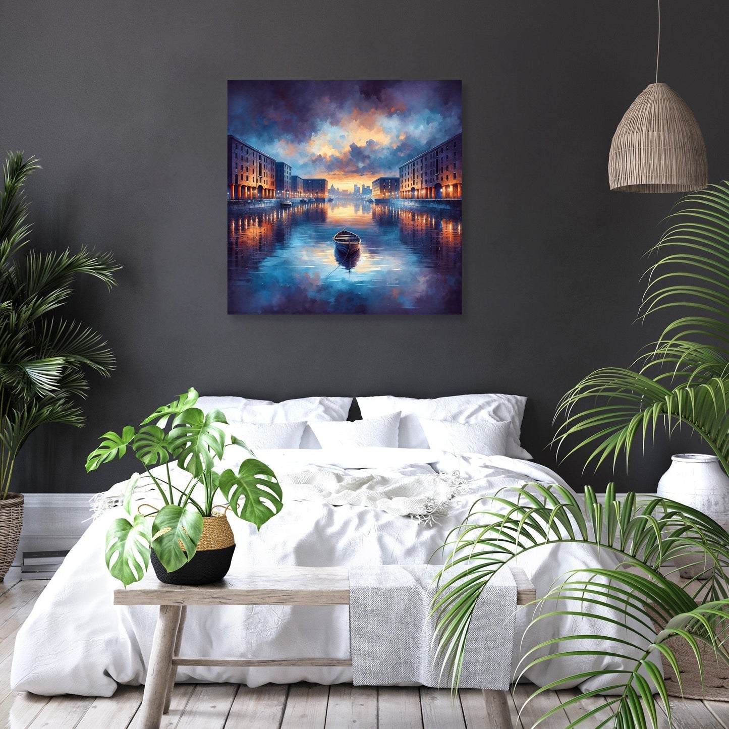 Liverpool's Albert Dock Reverie Canvas