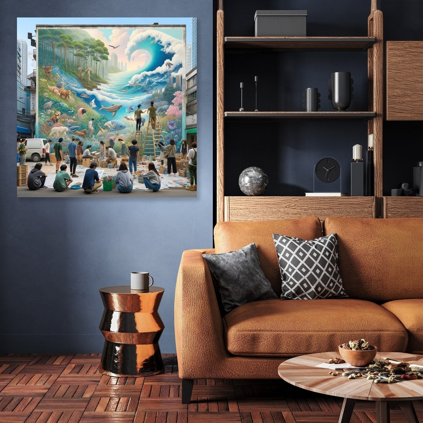 Nature's Mural Harmony Canvas