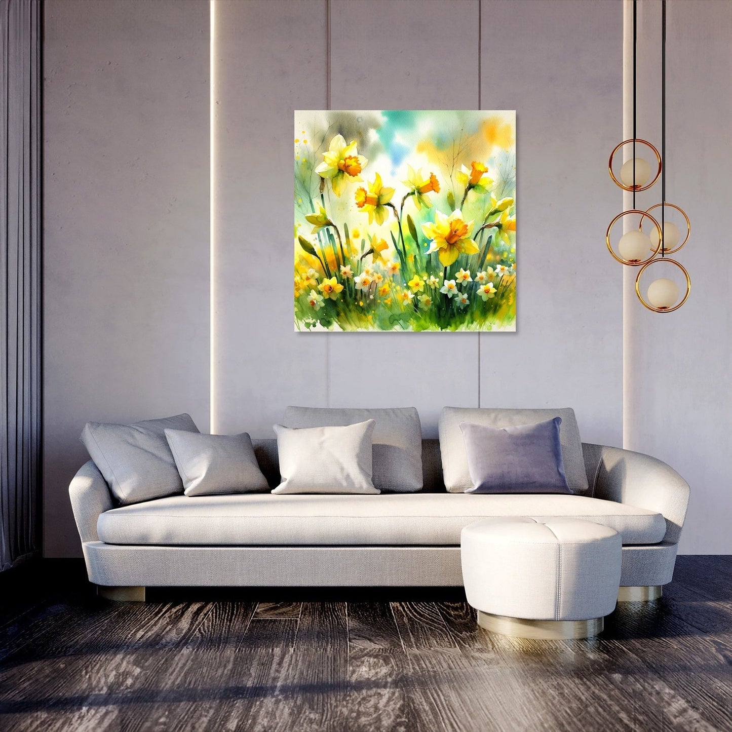 Spring's Joyful Dance Canvas