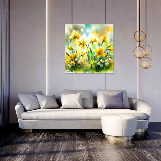 Spring's Joyful Dance Canvas