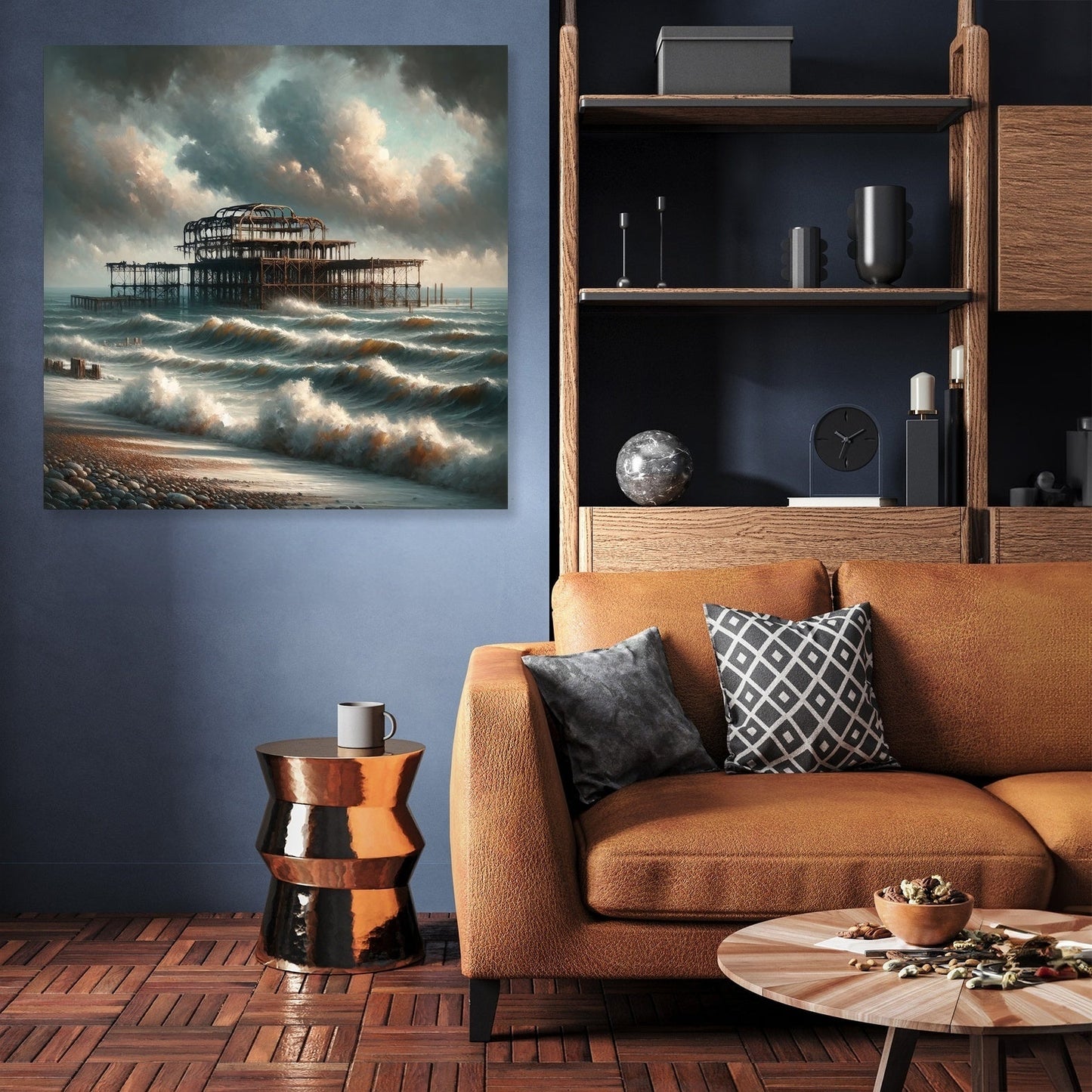Brighton West Pier Ruins Canvas