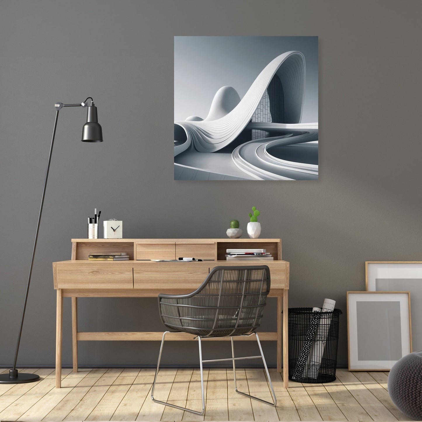 Sculptural Flow Canvas