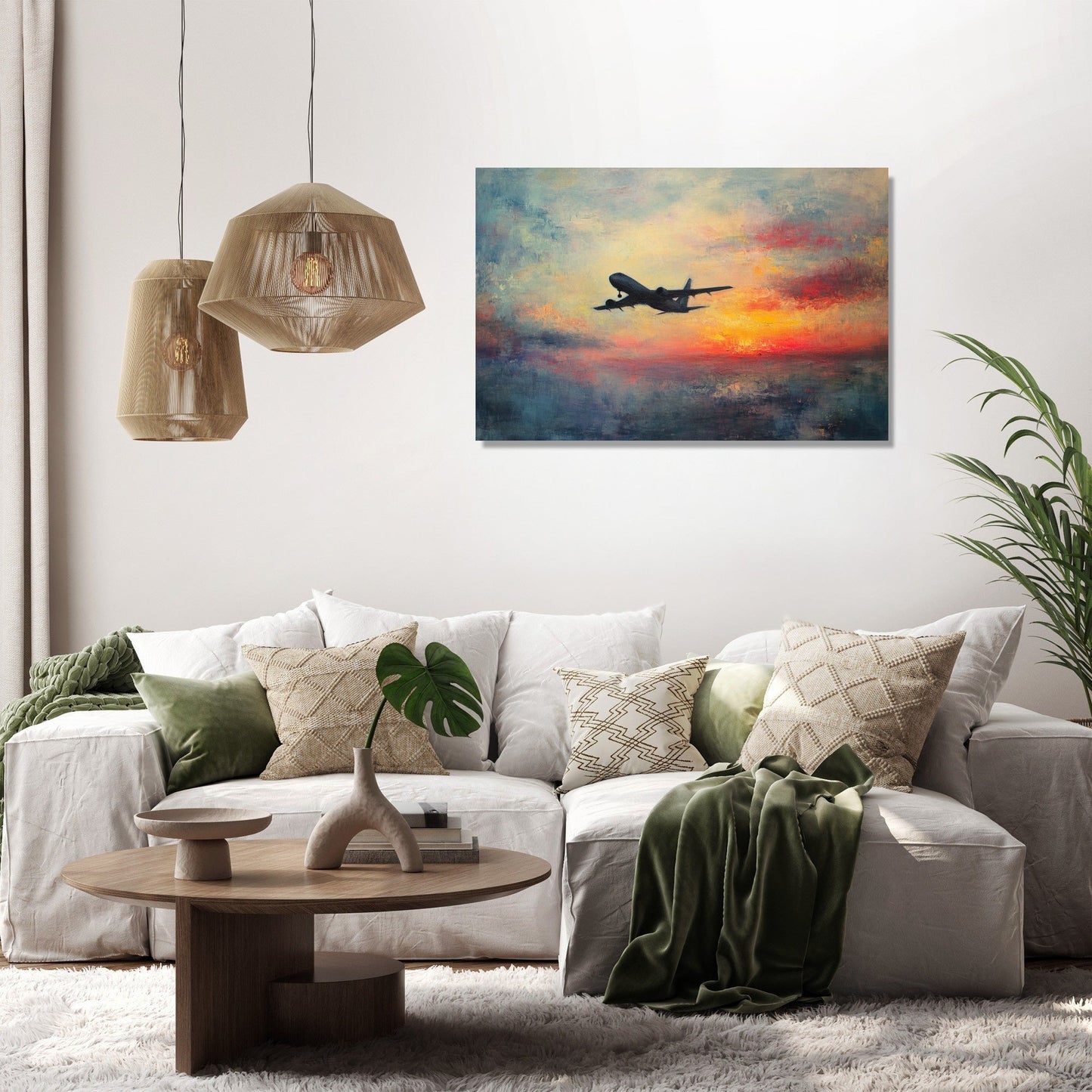 Melancholic Takeoff Canvas