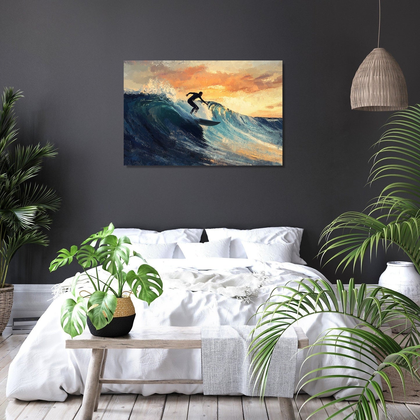 Twilight Surf Canvas