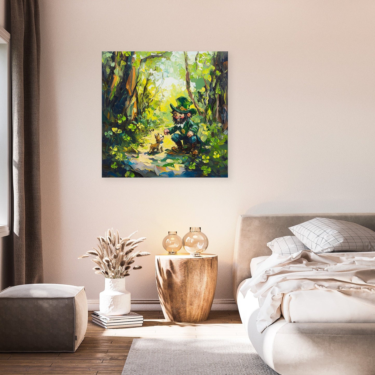 Leprechaun's Woodland Canvas