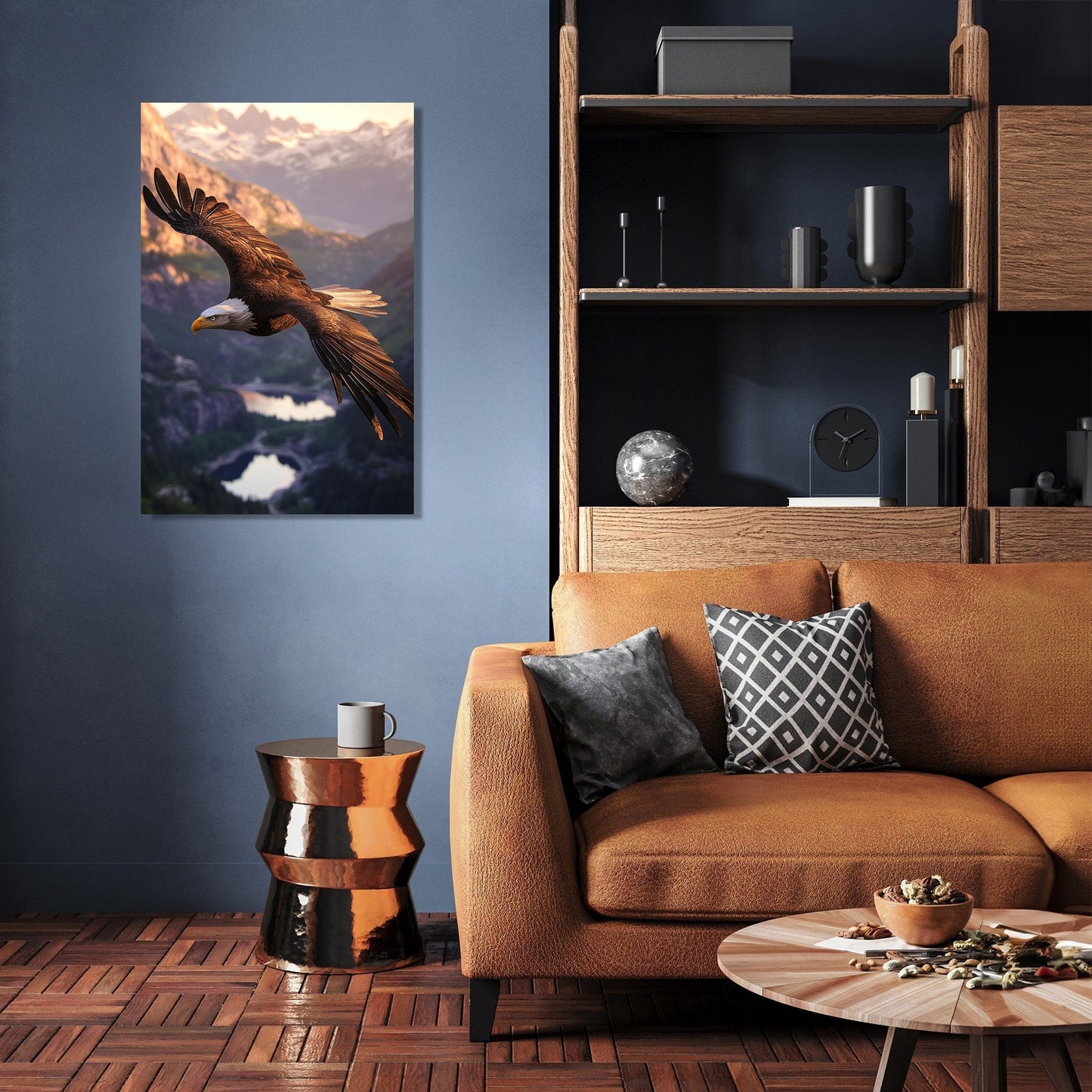Majestic Eagle Dawn Canvas
