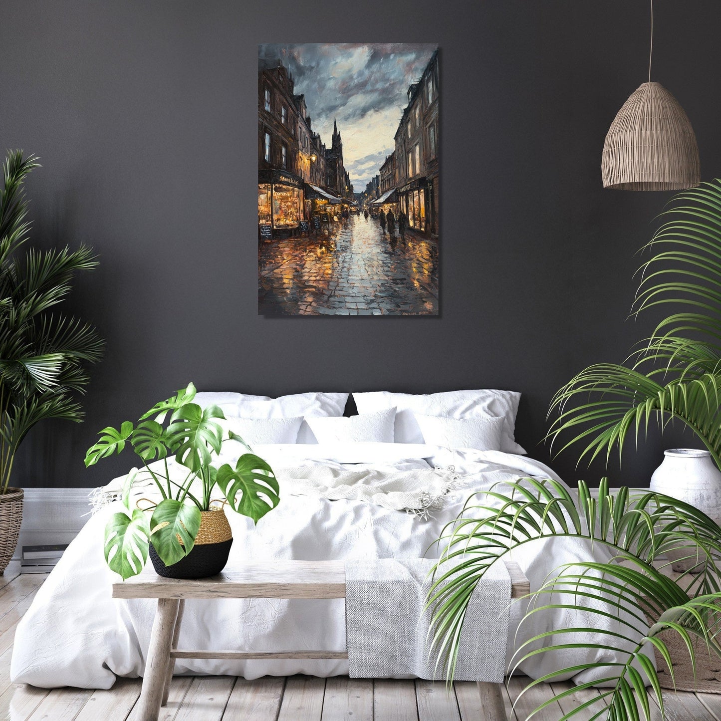 Twilight Melancholy Market Canvas