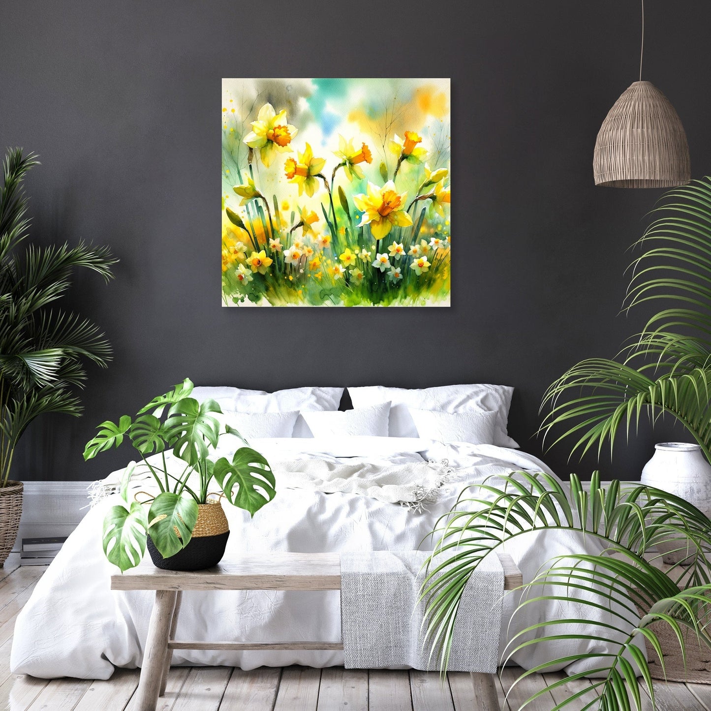 Spring's Joyful Dance Canvas