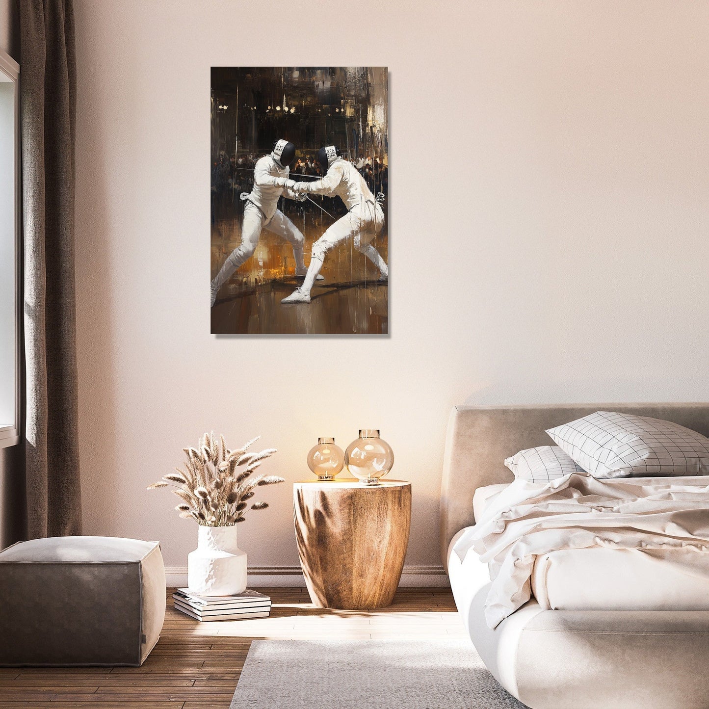 Fencing Duel Canvas