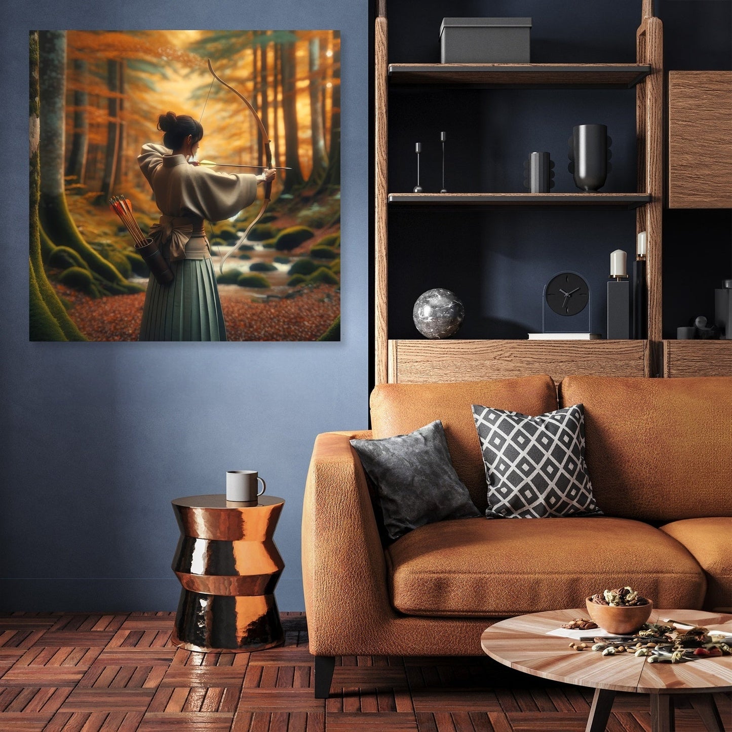 Kyudo Autumn Focus Canvas