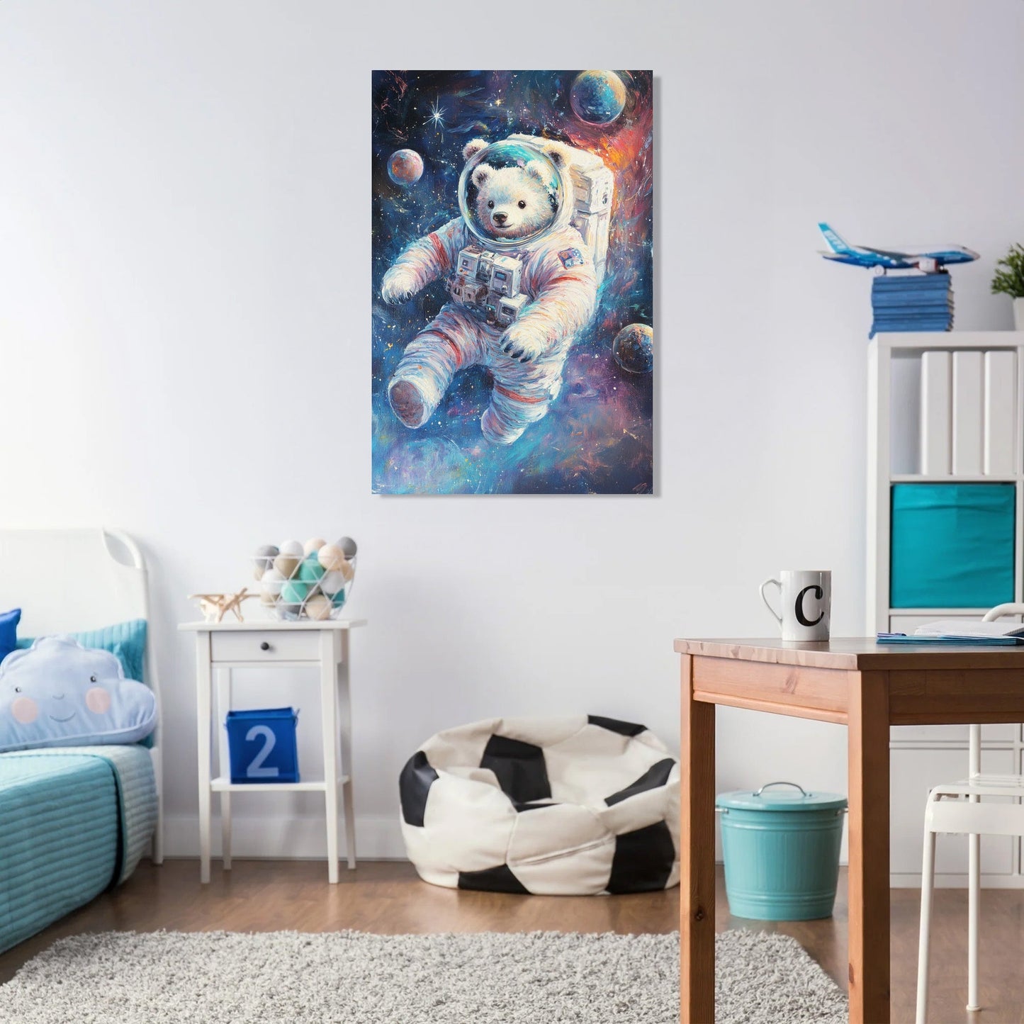 Cosmic Bear Canvas