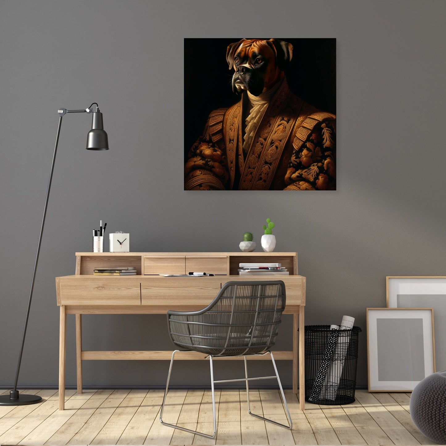 Regal Boxer Nostalgia Canvas