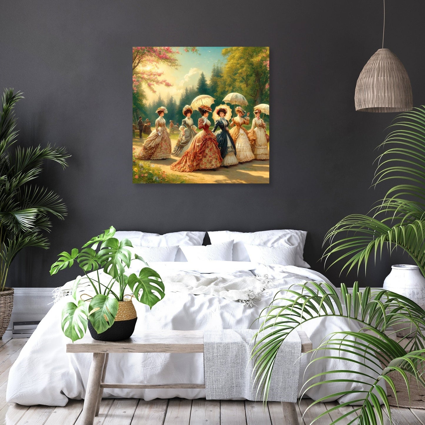 Victorian Spring Elegance Canvas