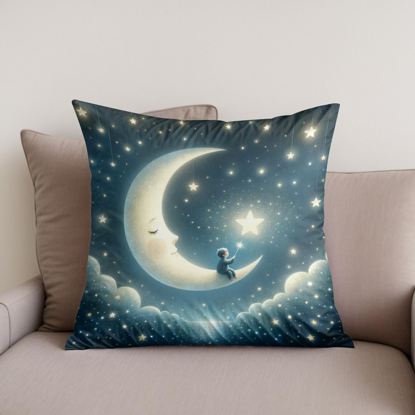 Moonlit Dream Cotton Cushion