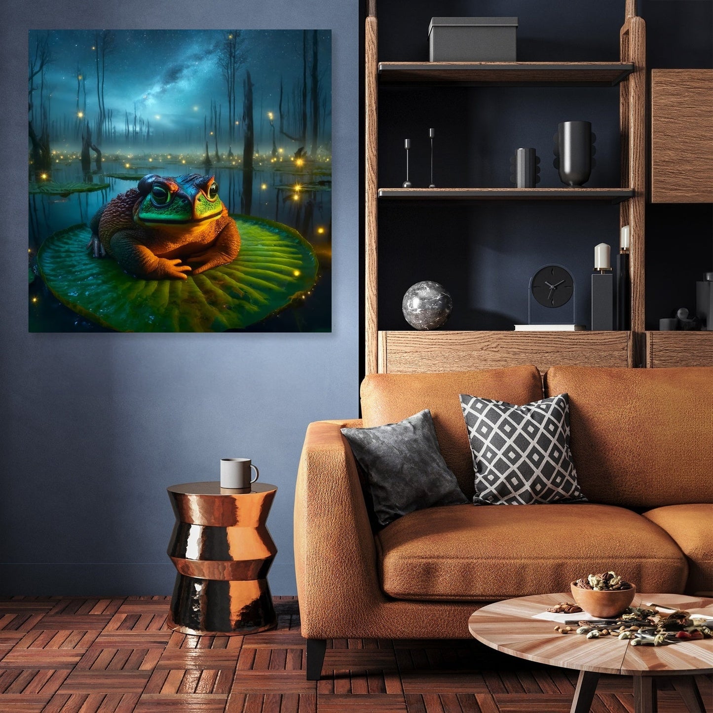 Giant Toad of the Enchanted Marsh Canvas