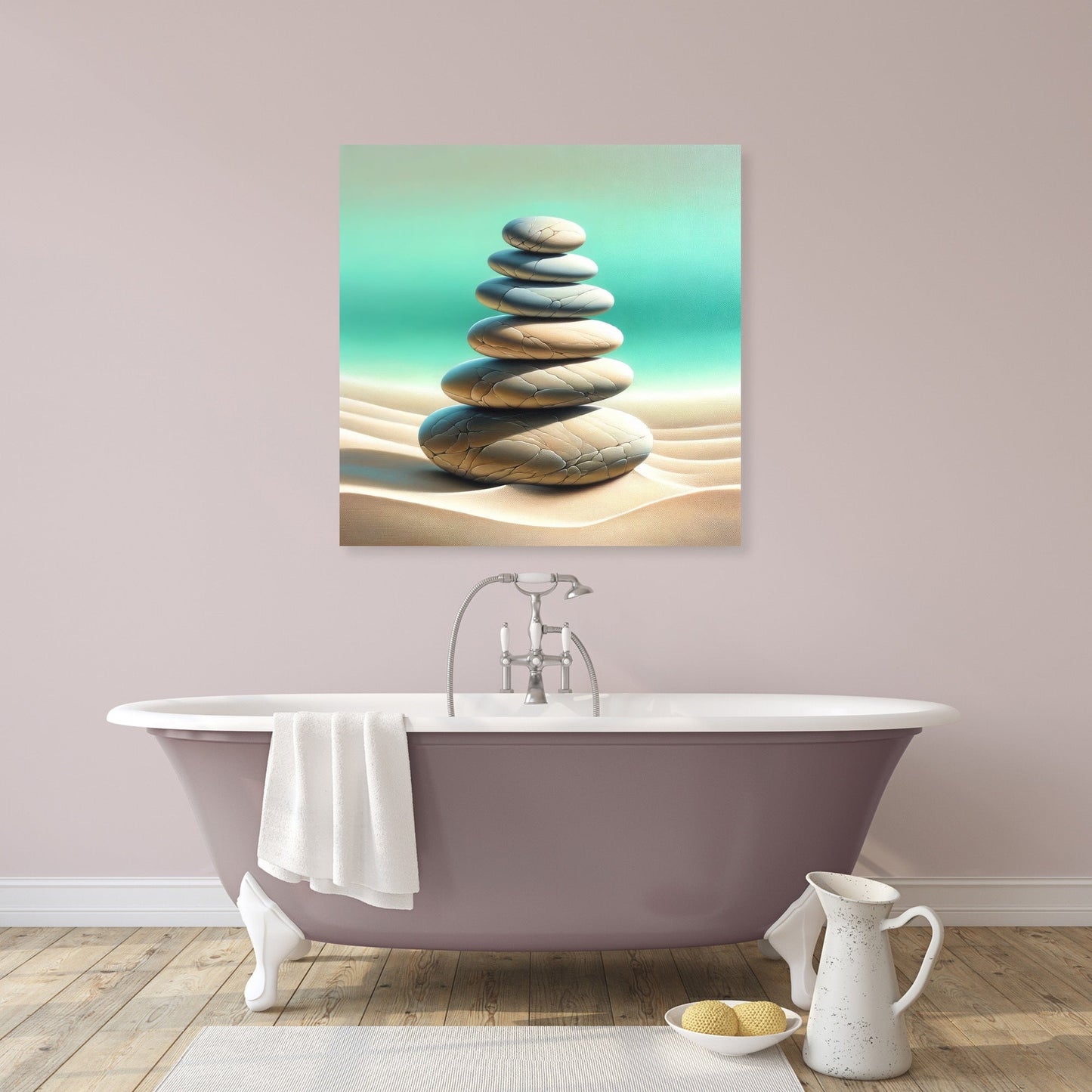 Zen Stone Array Canvas