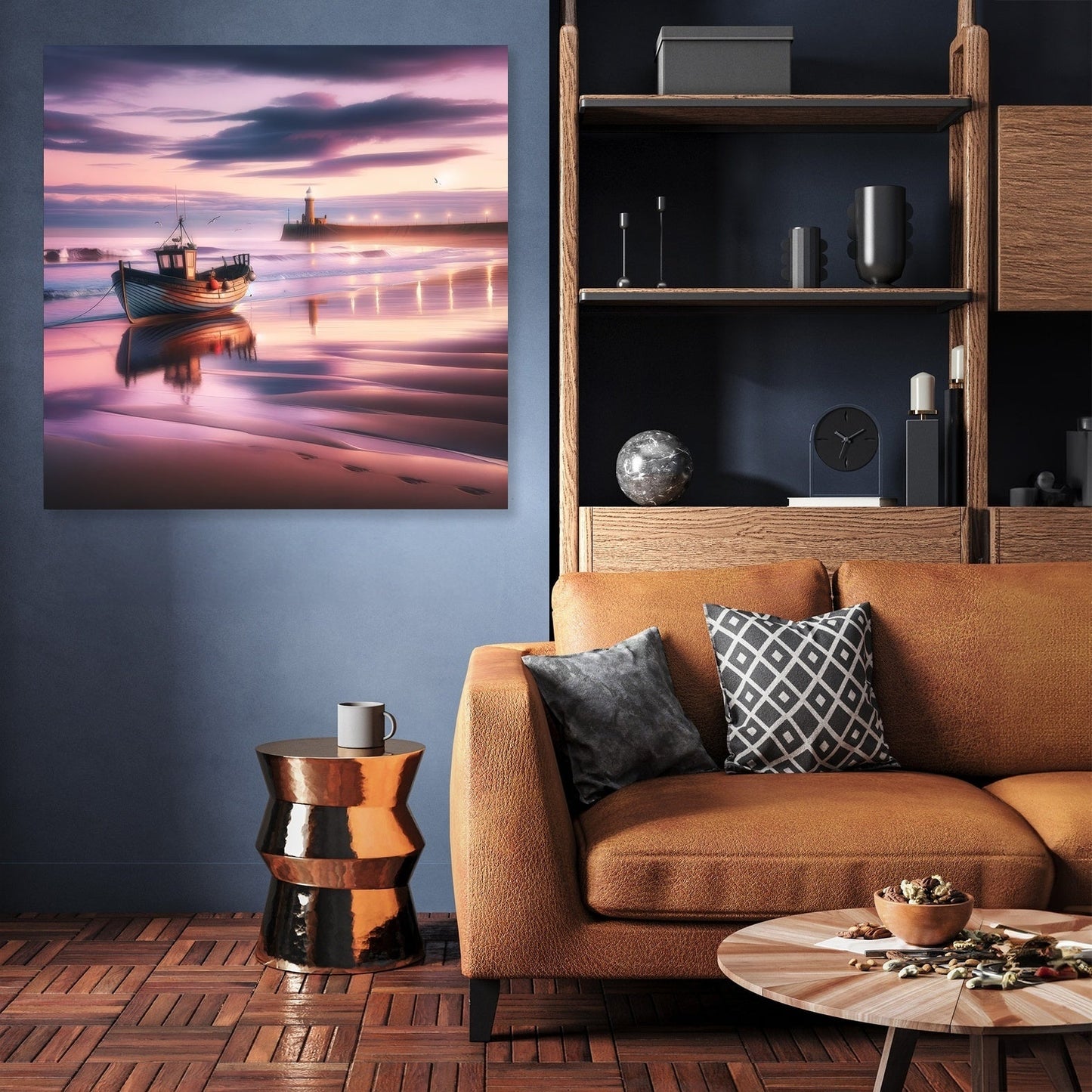 Newcastle Dusk Serenity Canvas