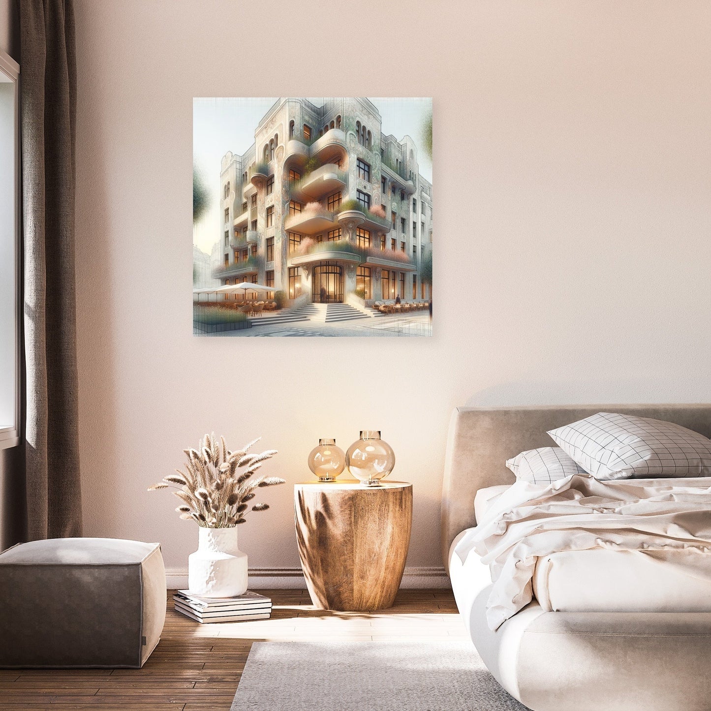 Art Nouveau Harmony Canvas
