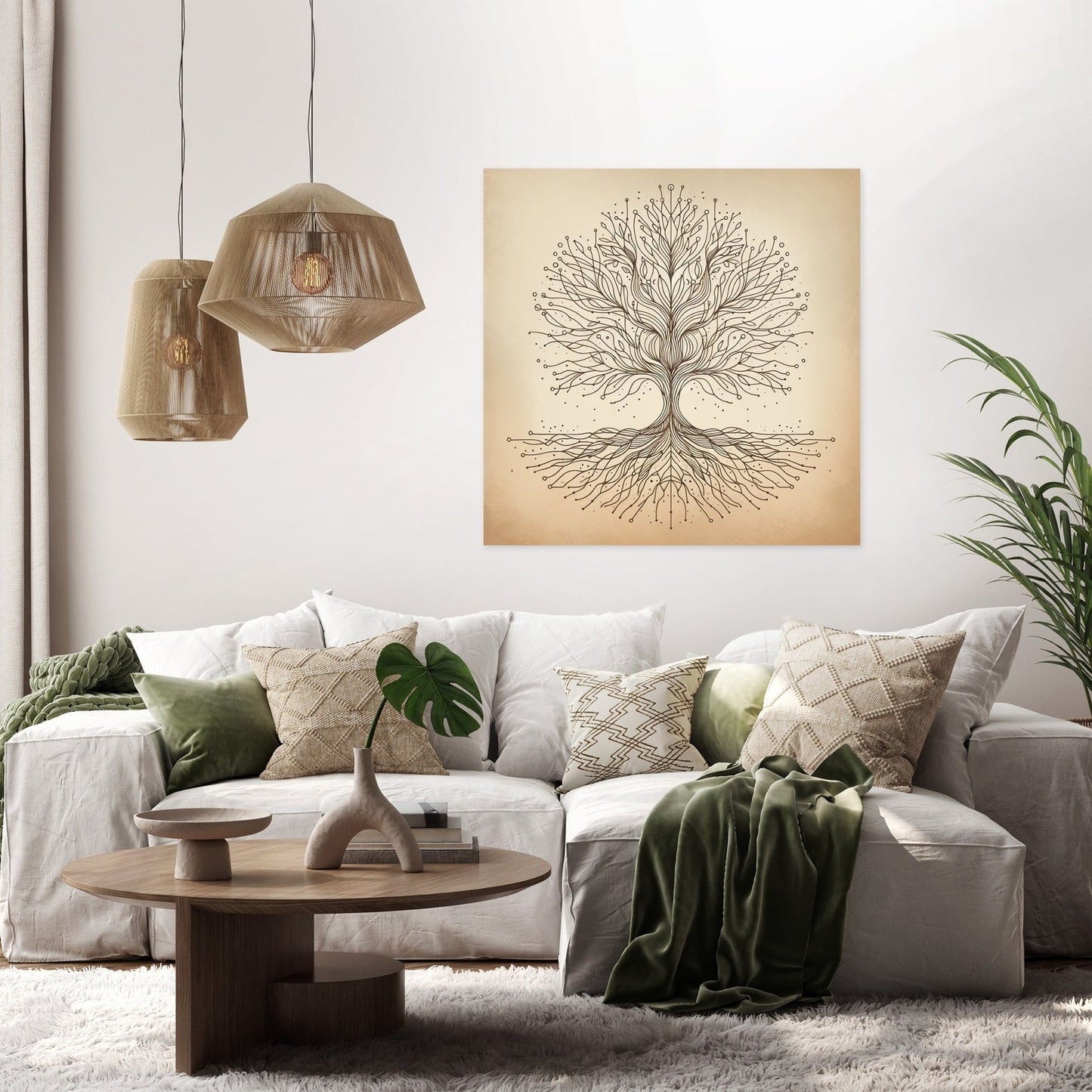 Interwoven Life Canvas