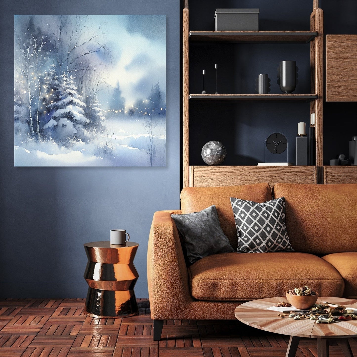 Winter's Melancholy Solitude Canvas