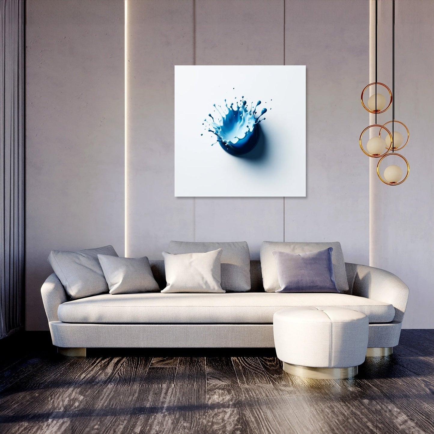 Blue Tranquility Canvas
