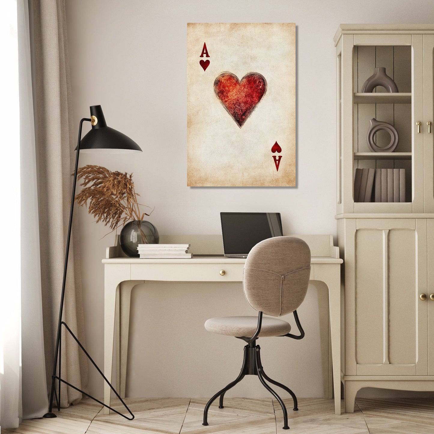 Ace of Hearts Canvas