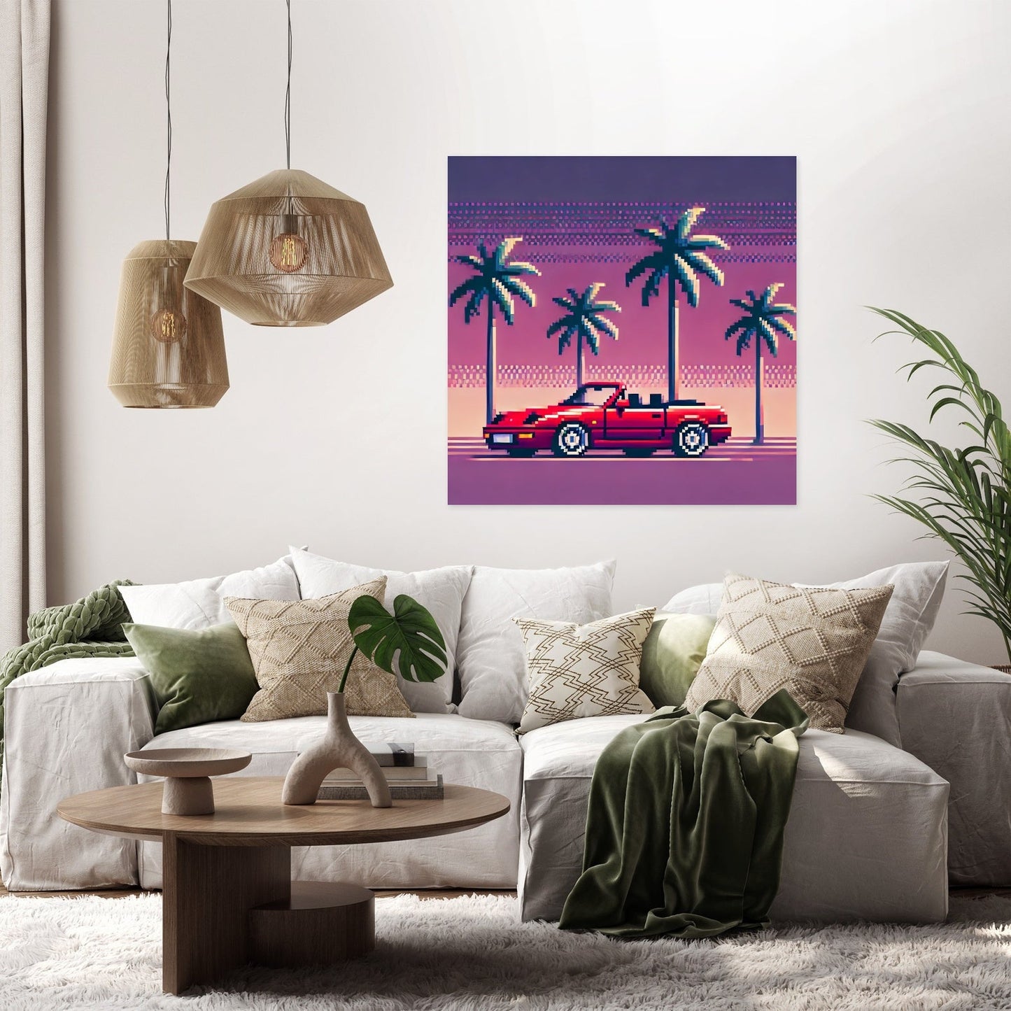 Sunset Cruise Pixel Canvas