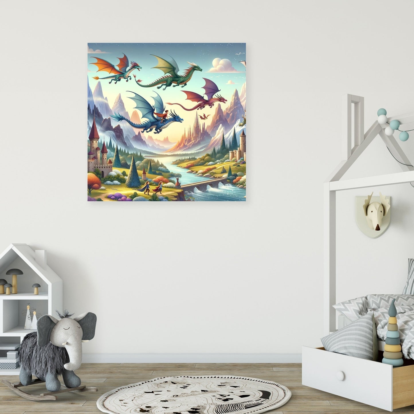 Dragon Riders Canvas