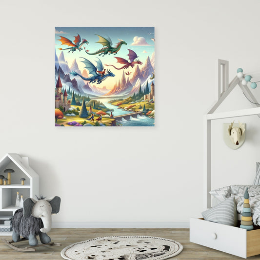 Dragon Riders Canvas