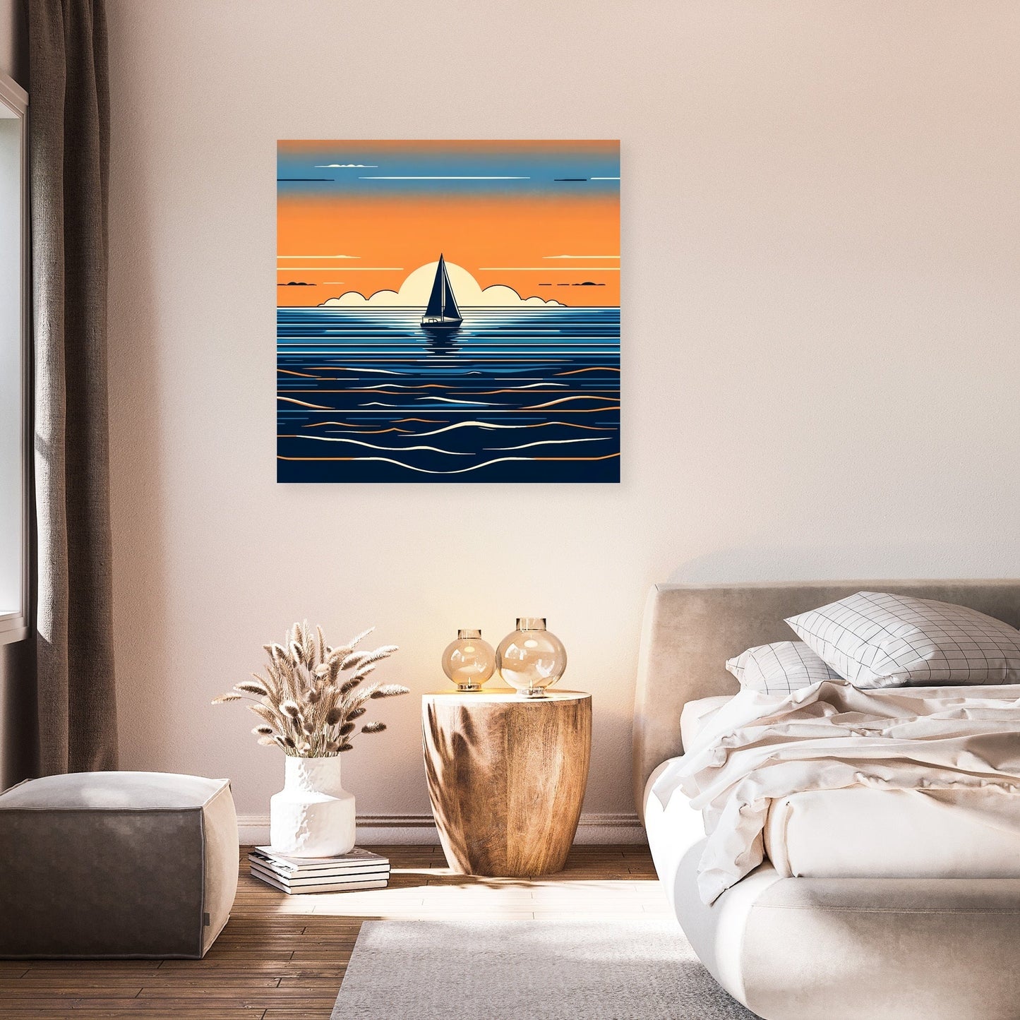 Contrasting Solitude Canvas