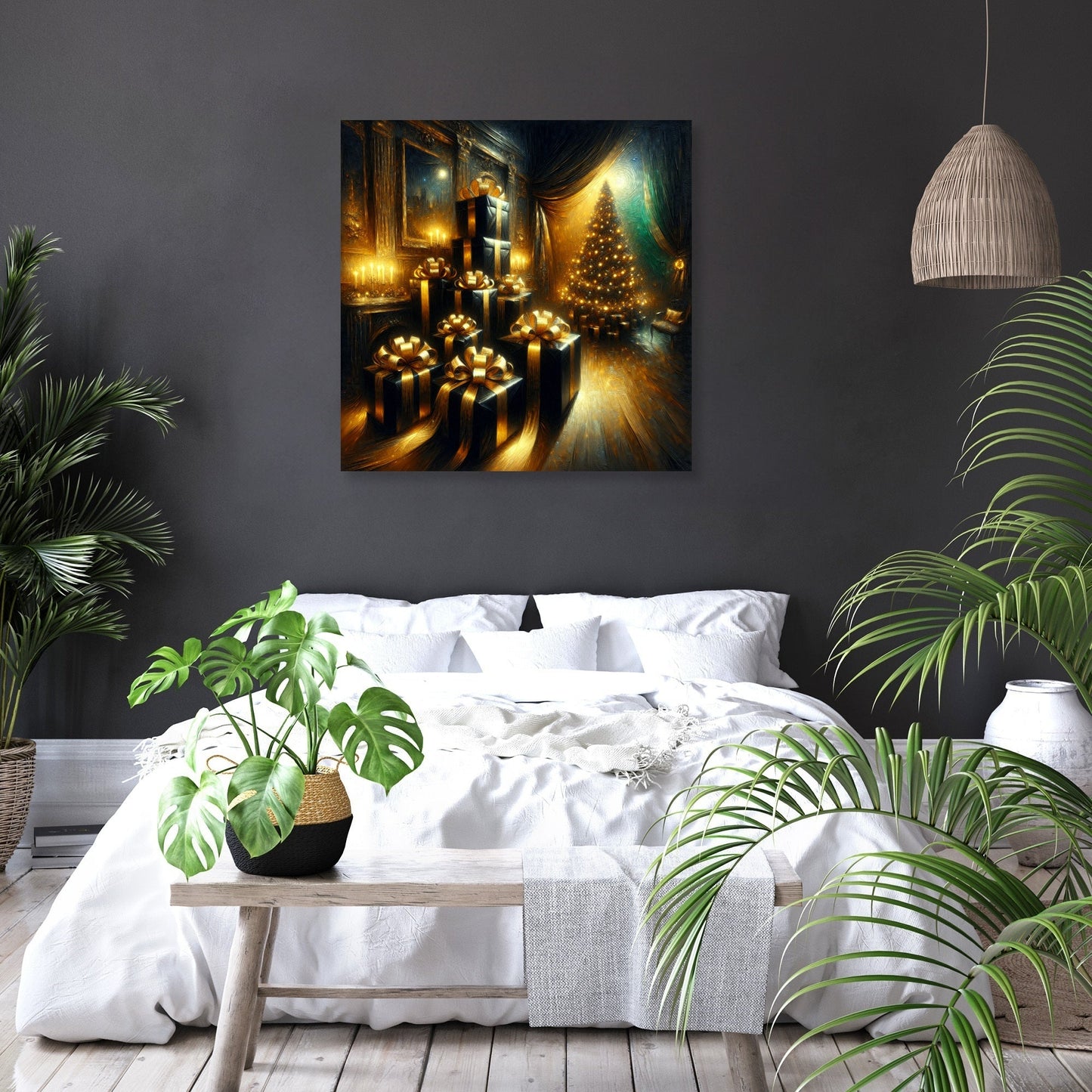 Midnight Christmas Memory Canvas