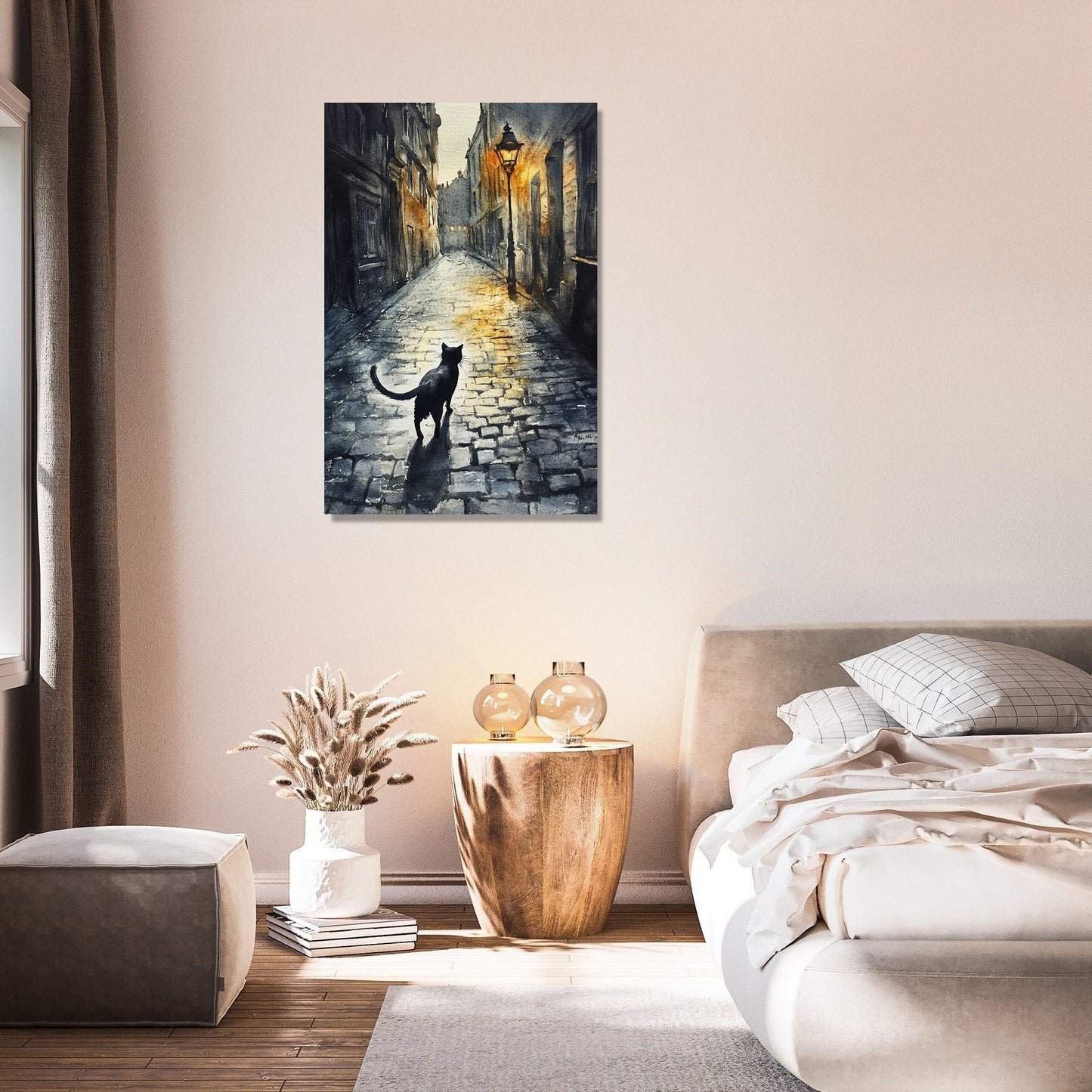 Nocturnal Stroll Canvas