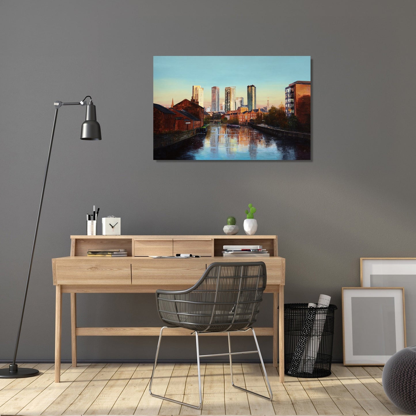 Leeds Evening Reflections Canvas