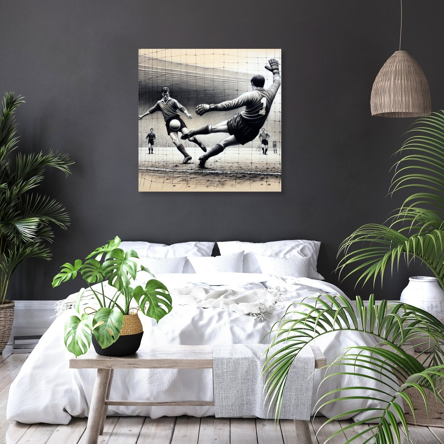 Penalty Kick Tension Canvas
