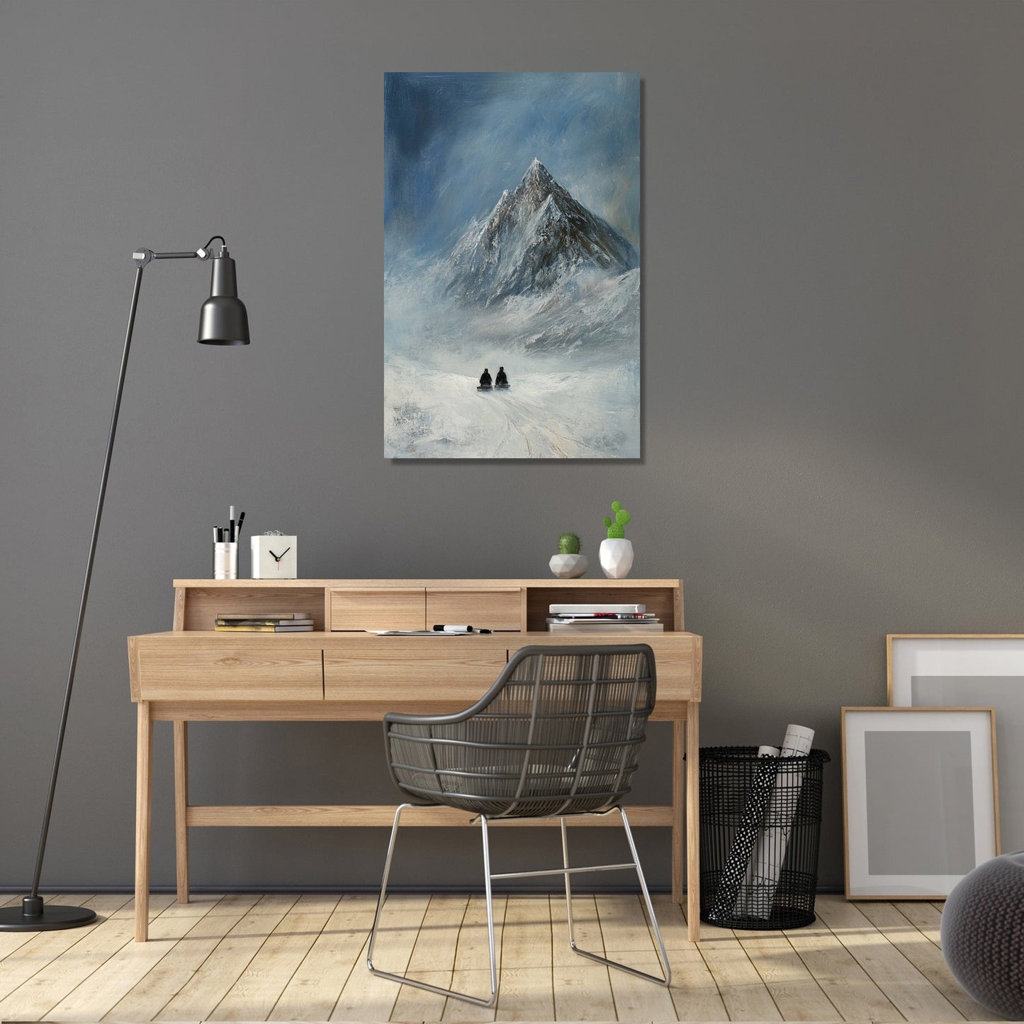 Sledging Adventure Canvas