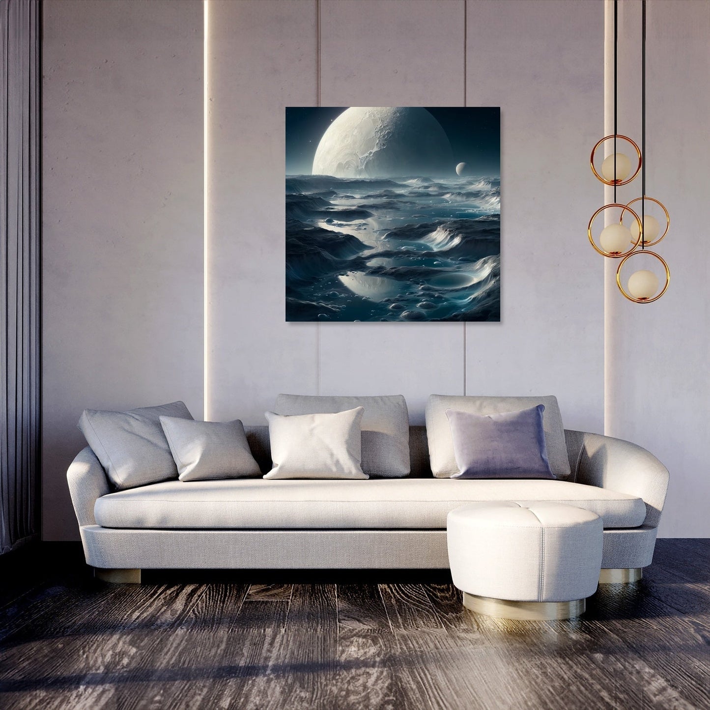 Mercury's Borealis Mirage Canvas
