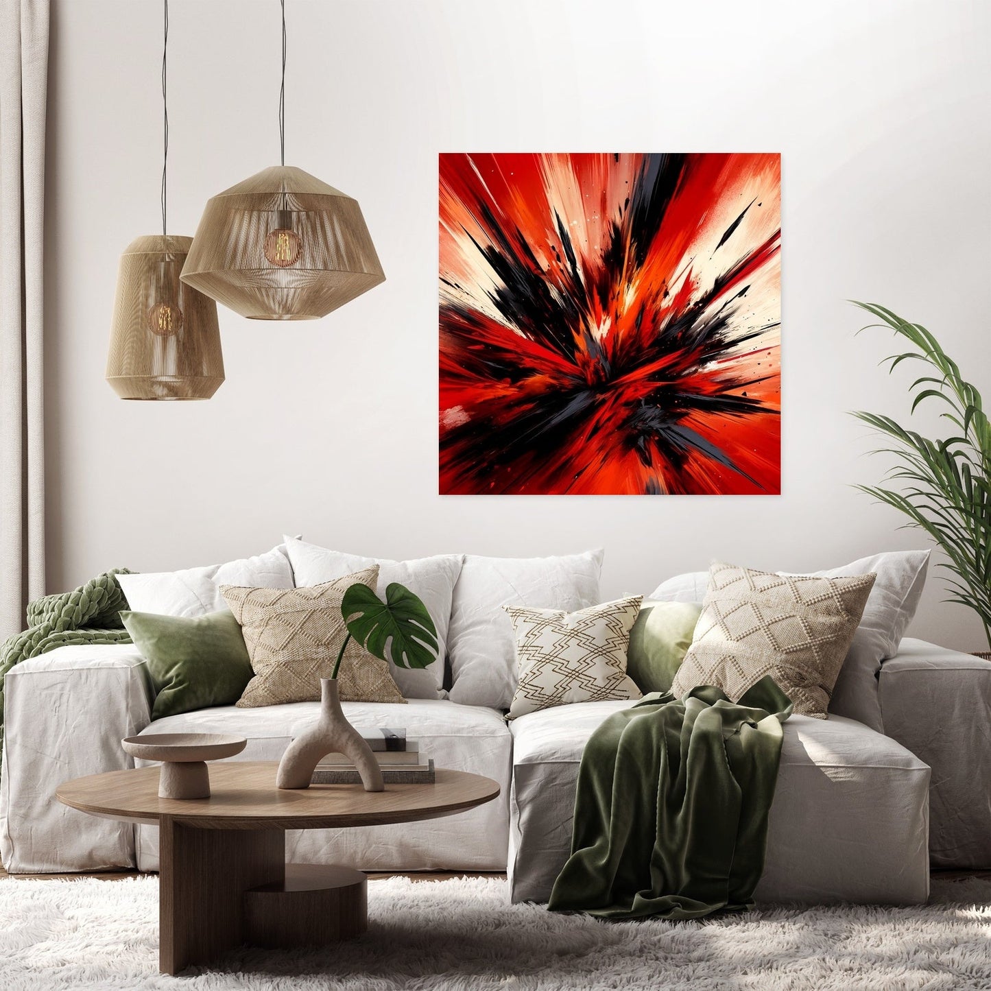 Rage Exploded Canvas