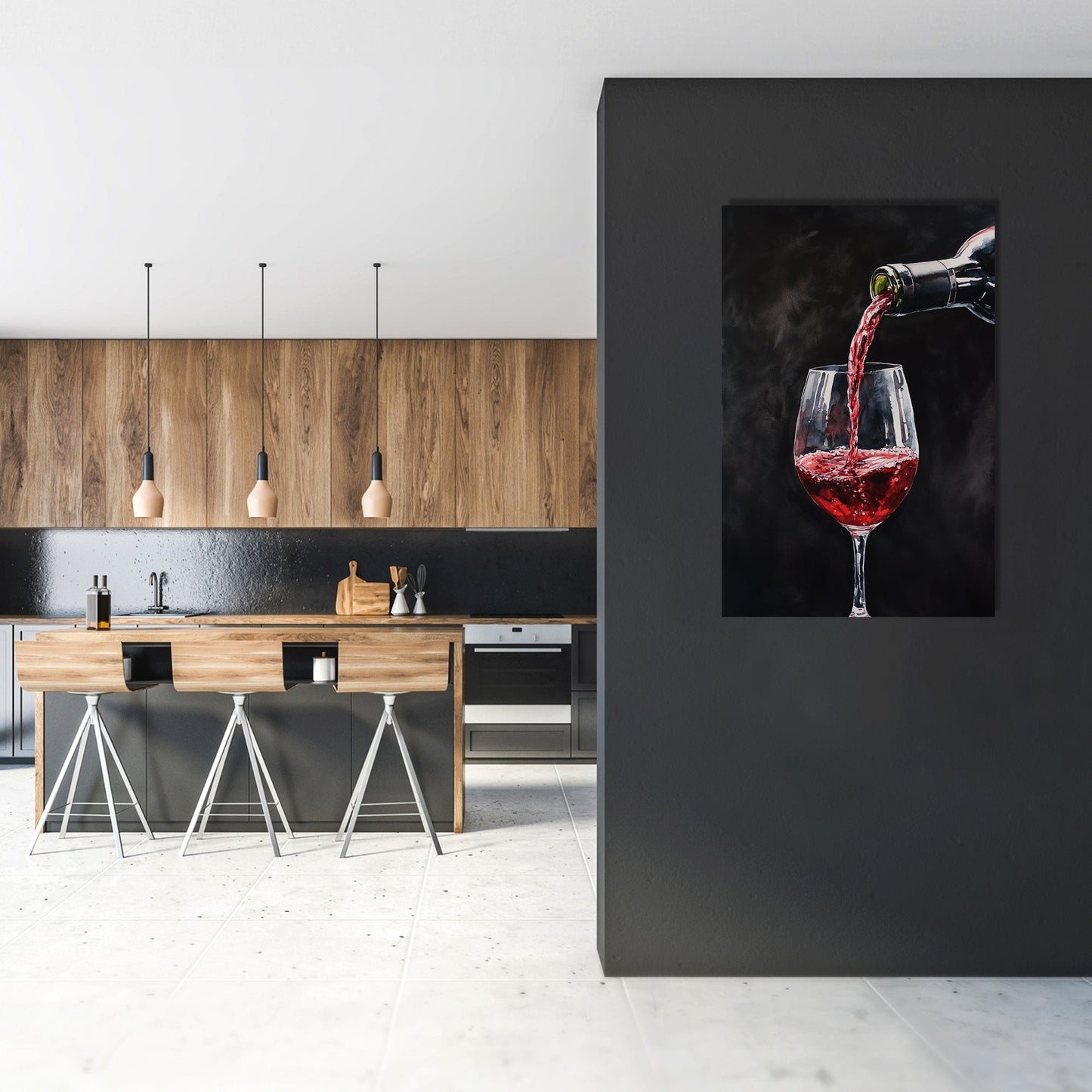 Vintage Pour Canvas