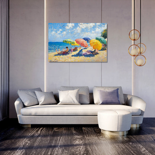 Beach Parasols Canvas