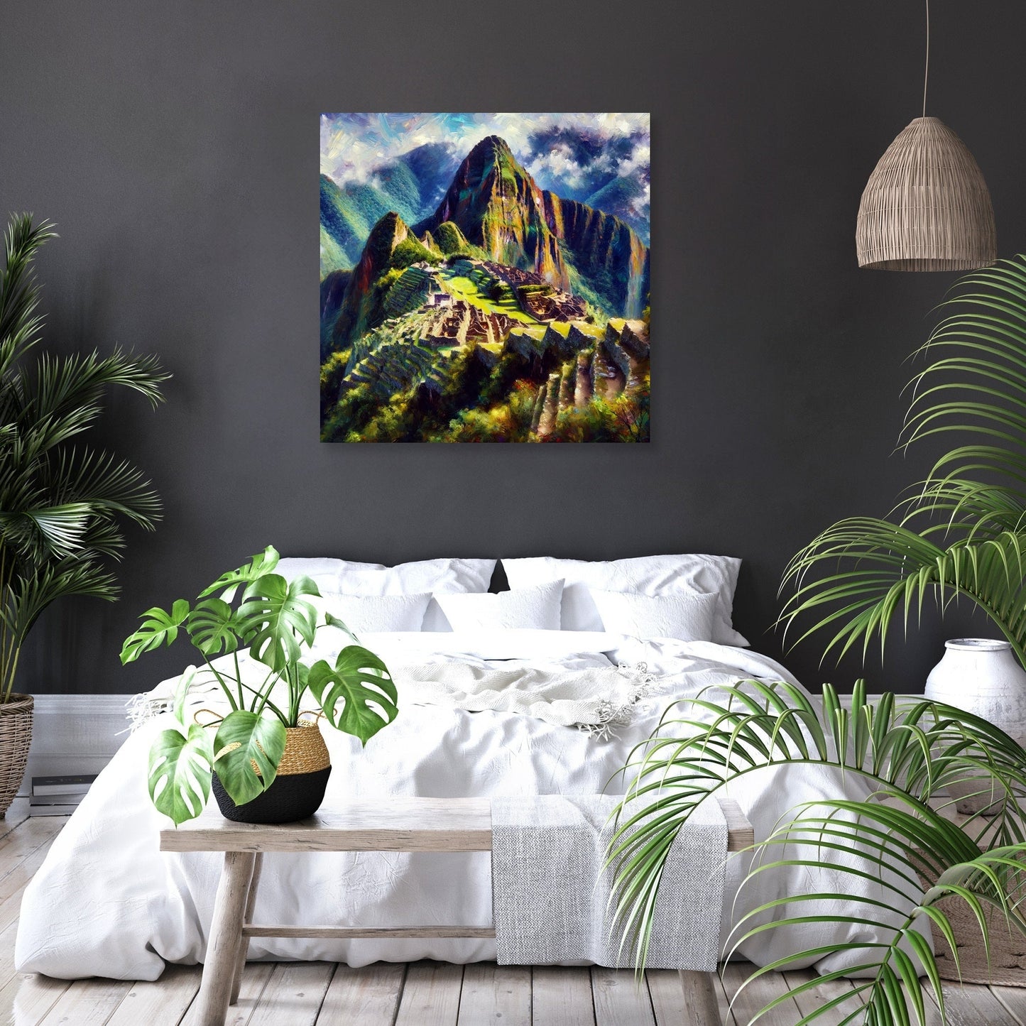 Huayna Picchu Vibrance Canvas