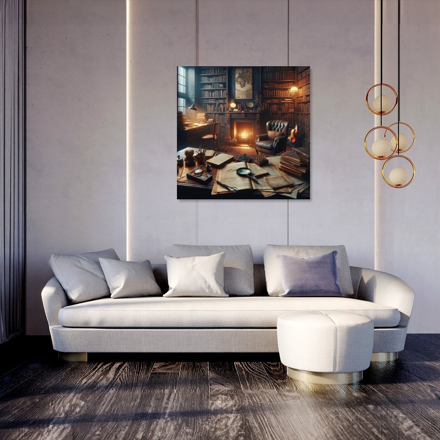 Study of Solitude Canvas
