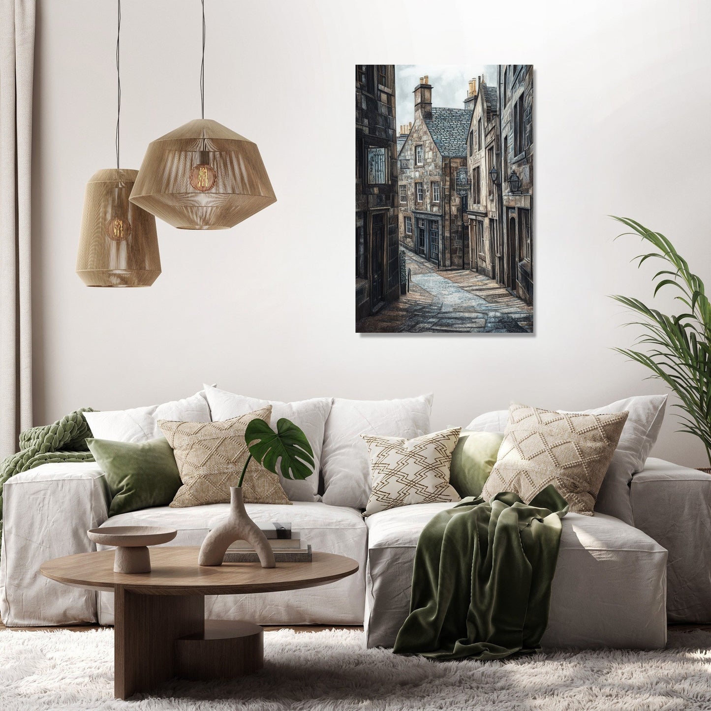 Royal Mile Impressionist Canvas
