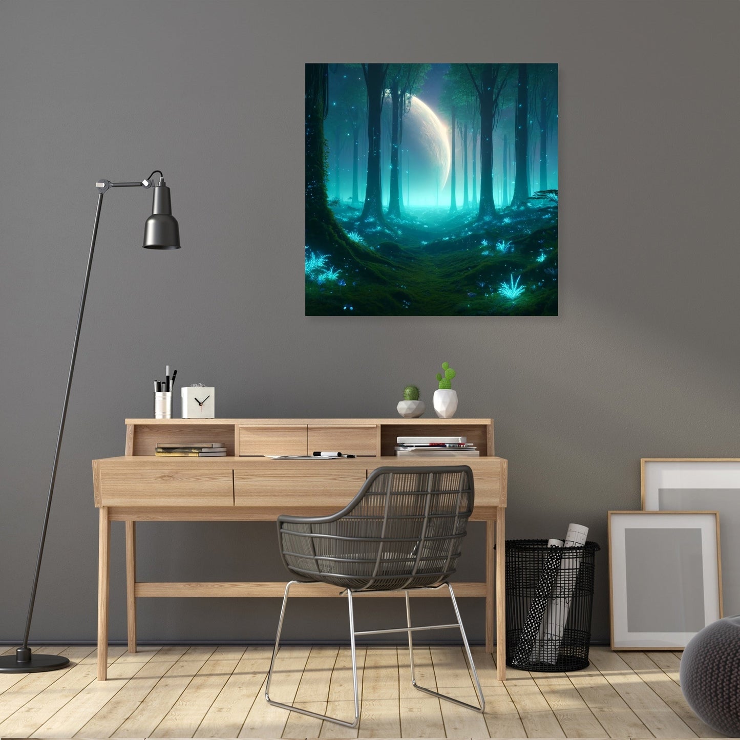 Enchanted Alien Forest Canvas