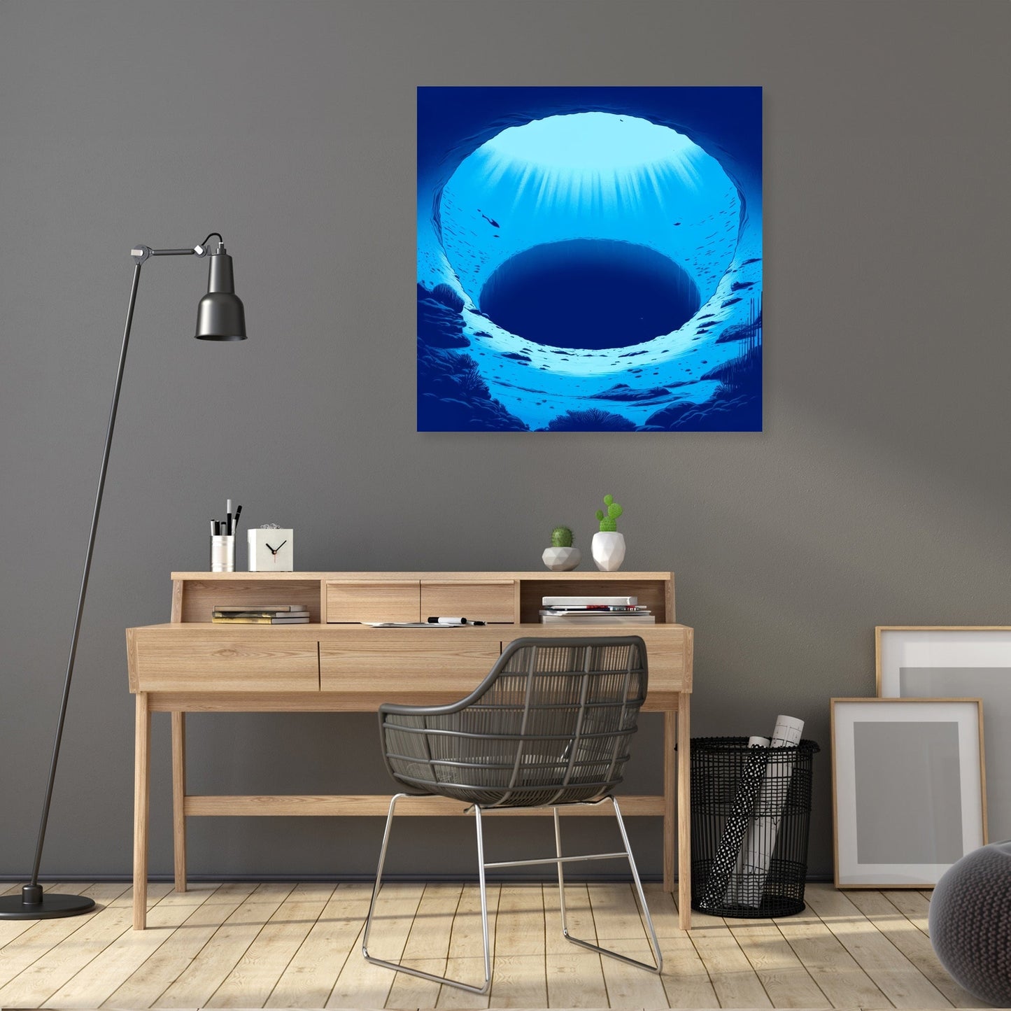Blue Hole Tranquility Canvas