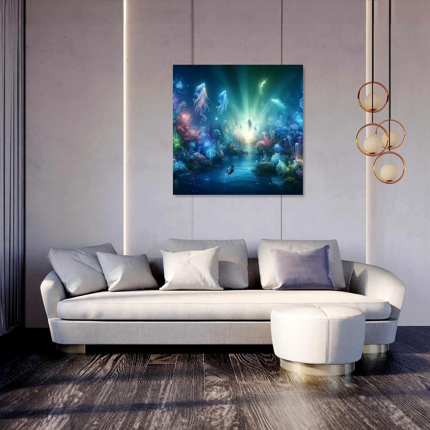 Luminous Lagoon Canvas