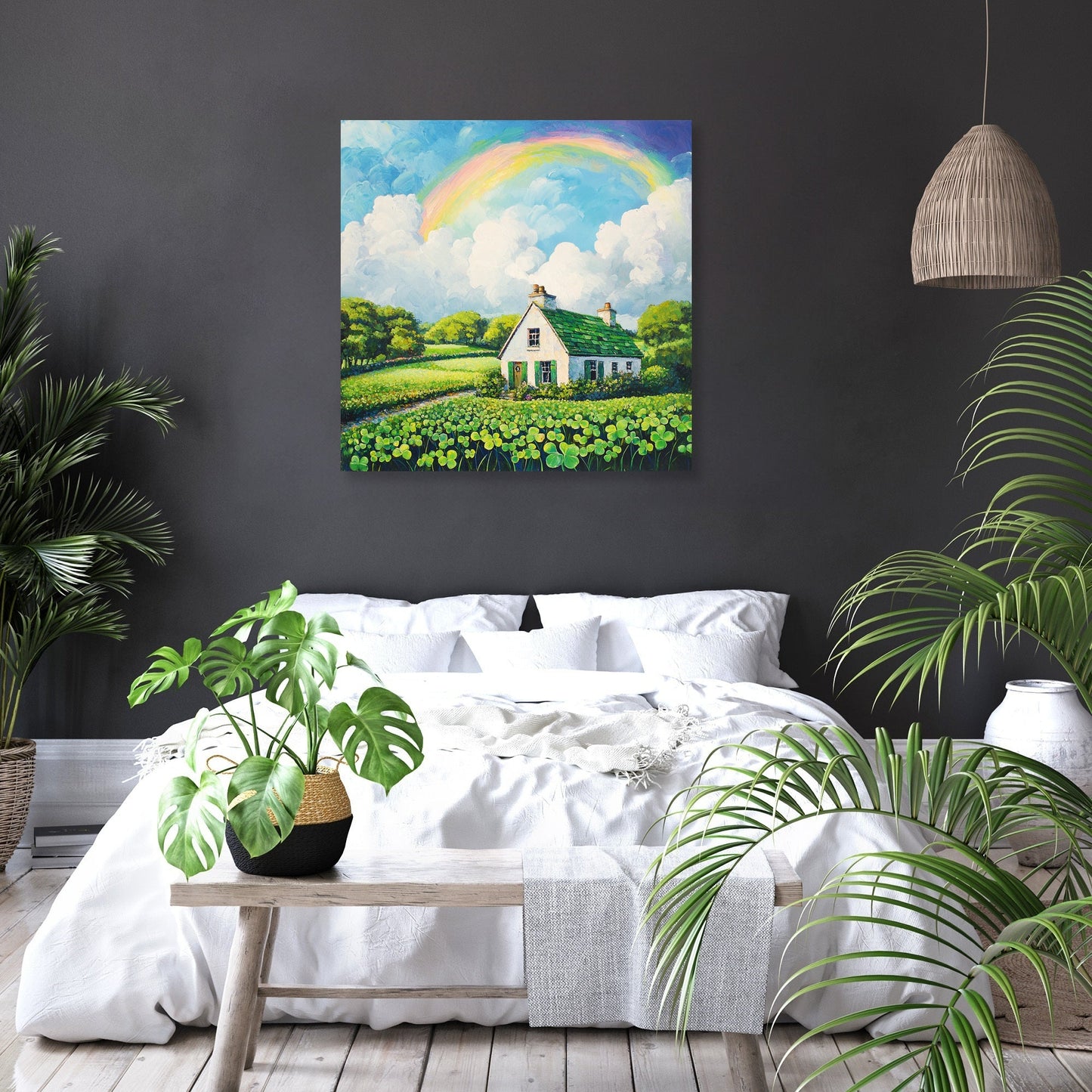 Irish Cottage Canvas