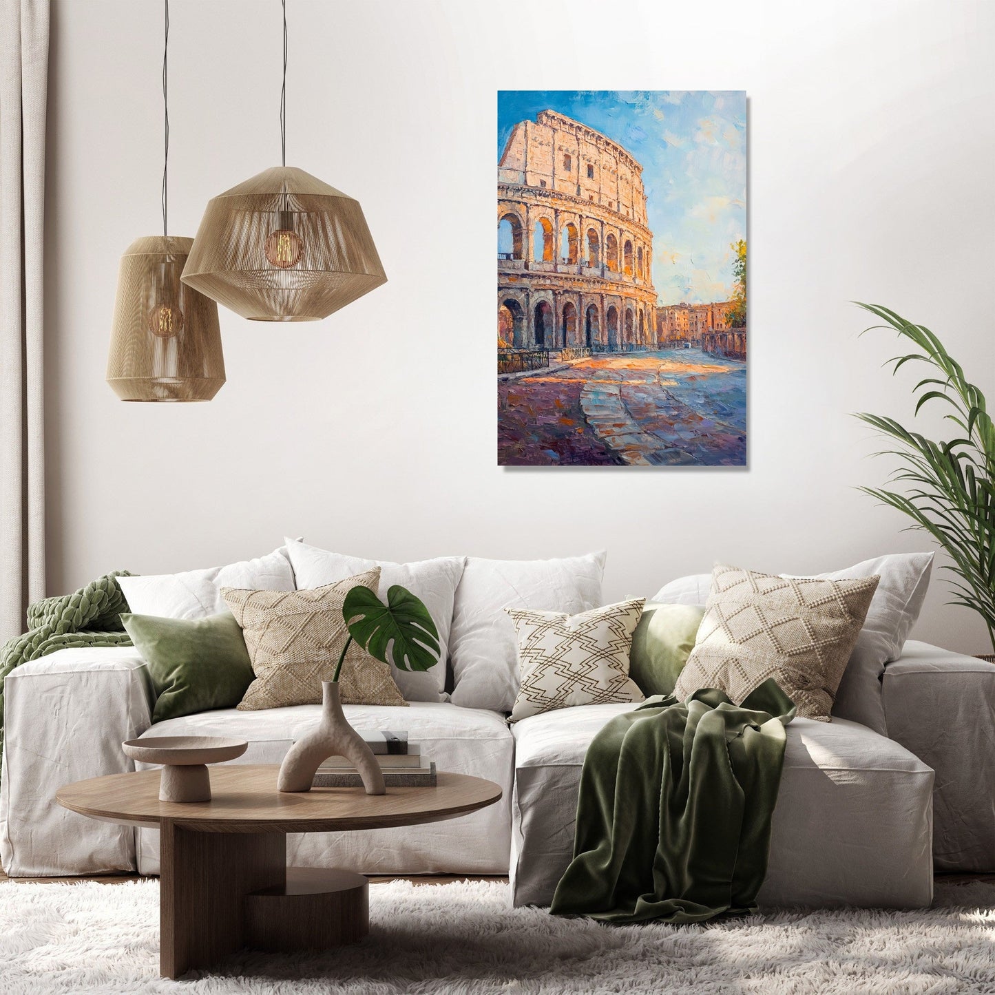 Timeless Majesty of the Colosseum Canvas