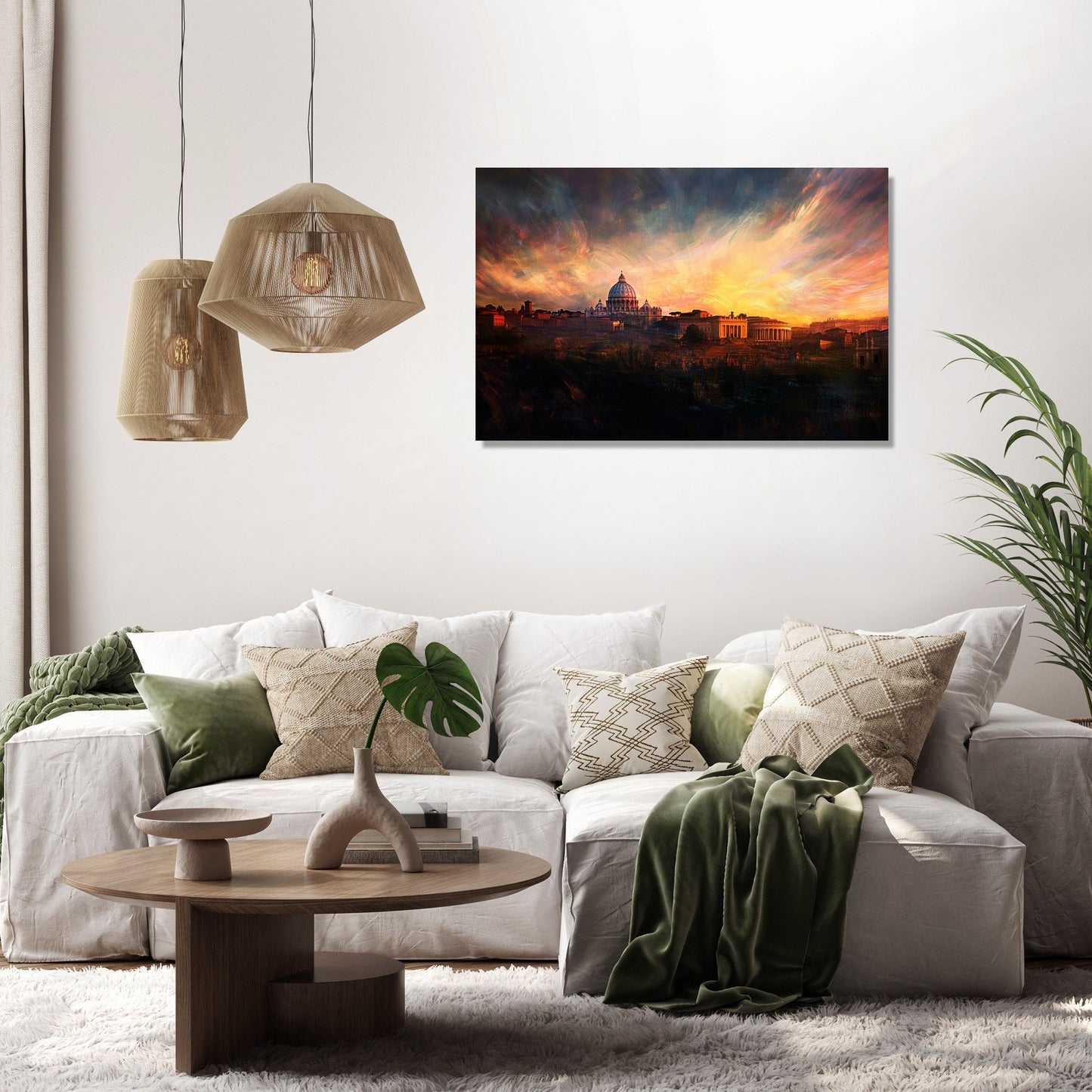 Vatican Sunrise Canvas
